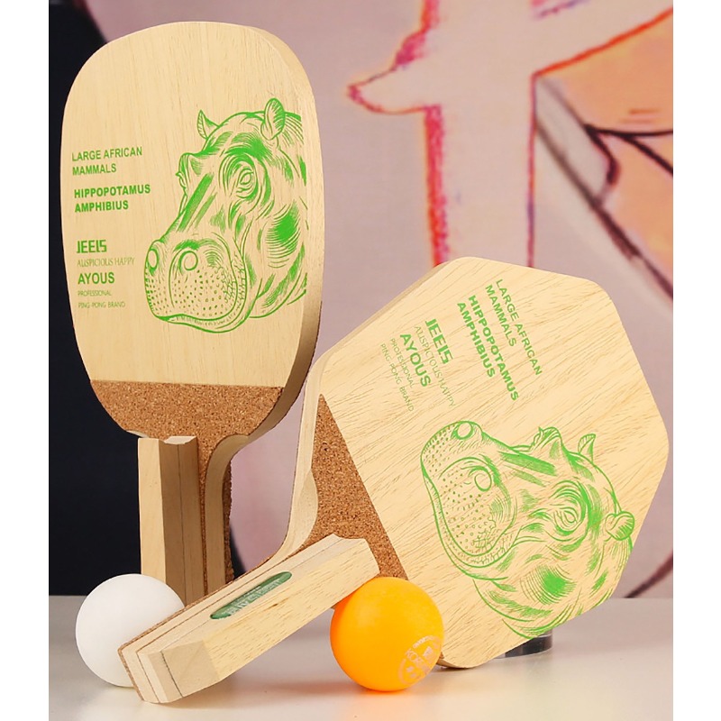 JEELS Green Hippo 1 Ply Ayous  - огляд і ціна Table Tennis In Japanese