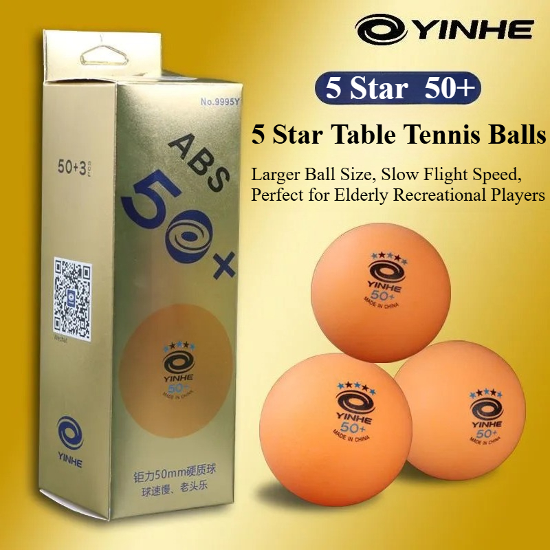 YINHE 5/6 Stars 50+/55+ Mm Tab - огляд і ціна Table Tennis Olympics